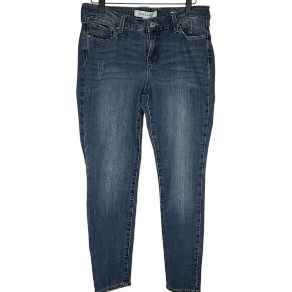 Vintage America Jeans Blue Boho Skinny Stretch lightly distressed Women Size 10 - Picture 1 of 9